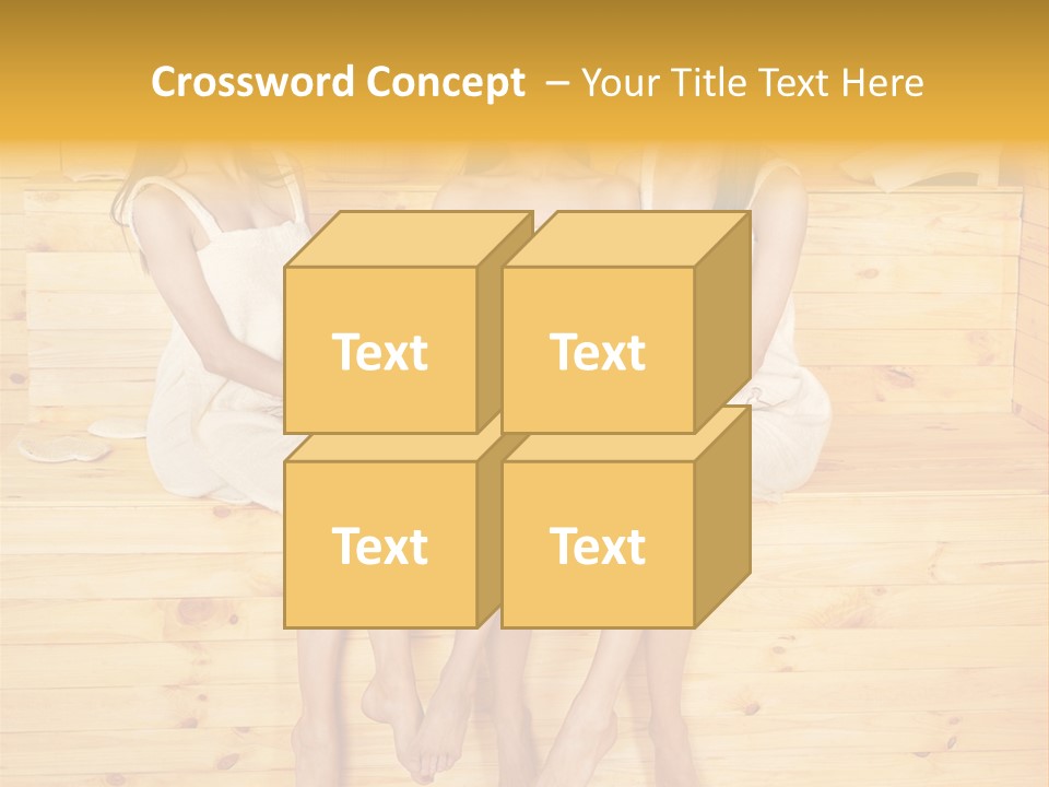 Relaxation Refresh Girl PowerPoint Template