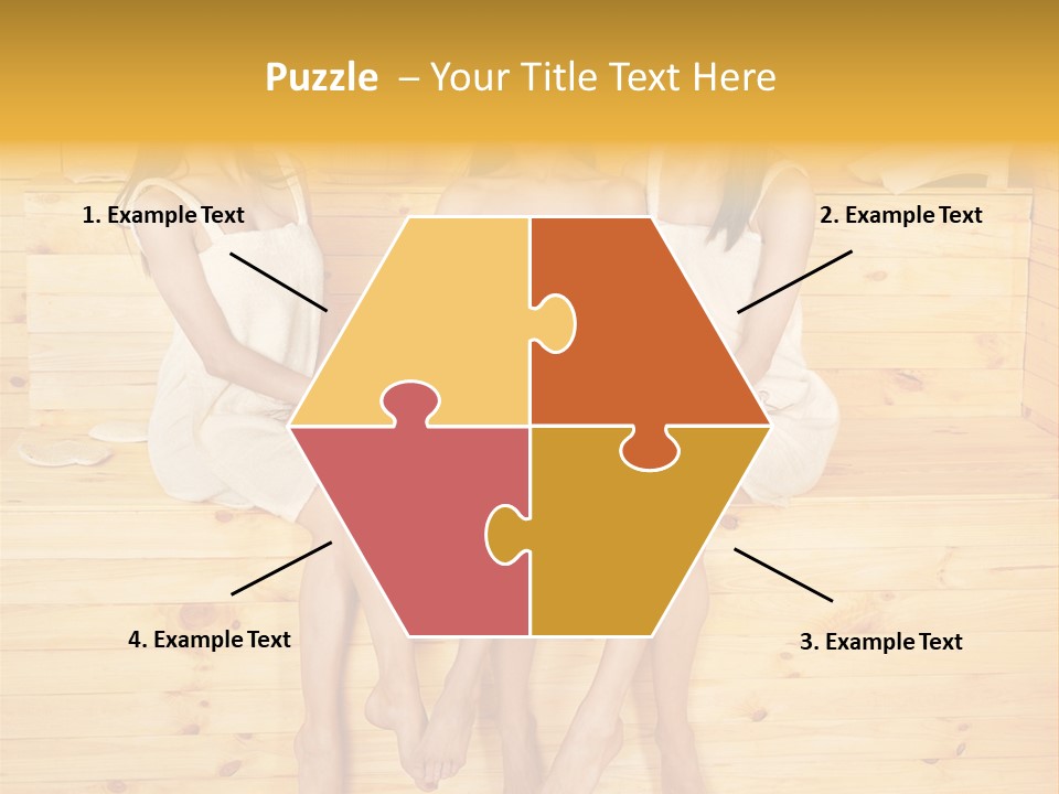 Relaxation Refresh Girl PowerPoint Template