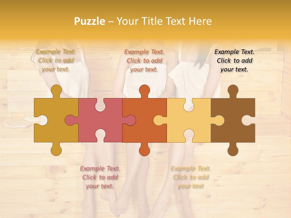 Relaxation Refresh Girl PowerPoint Template