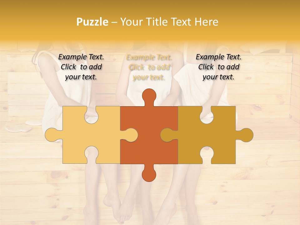 Relaxation Refresh Girl PowerPoint Template