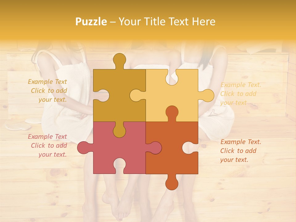 Relaxation Refresh Girl PowerPoint Template