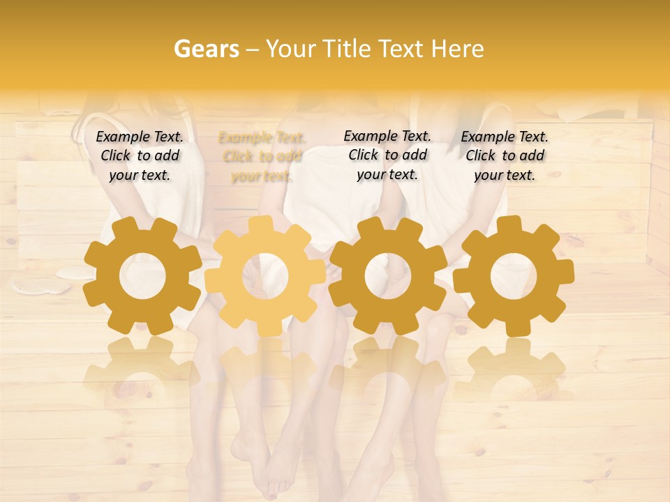 Relaxation Refresh Girl PowerPoint Template