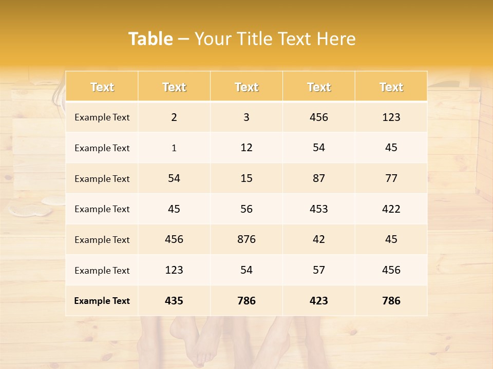 Relaxation Refresh Girl PowerPoint Template