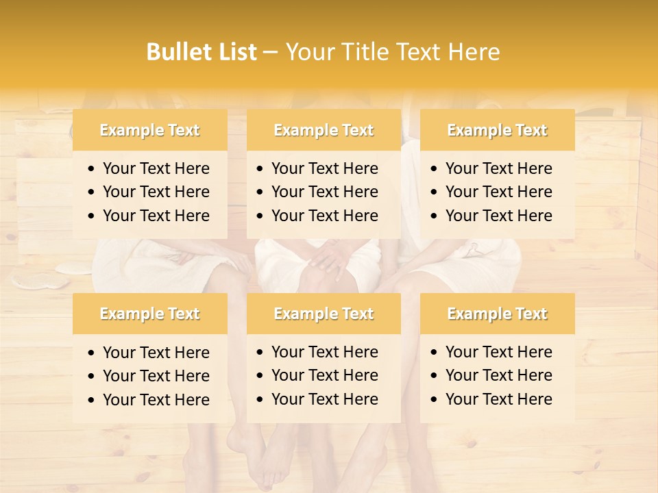 Relaxation Refresh Girl PowerPoint Template