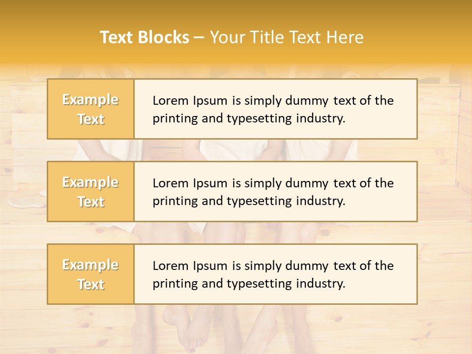 Relaxation Refresh Girl PowerPoint Template