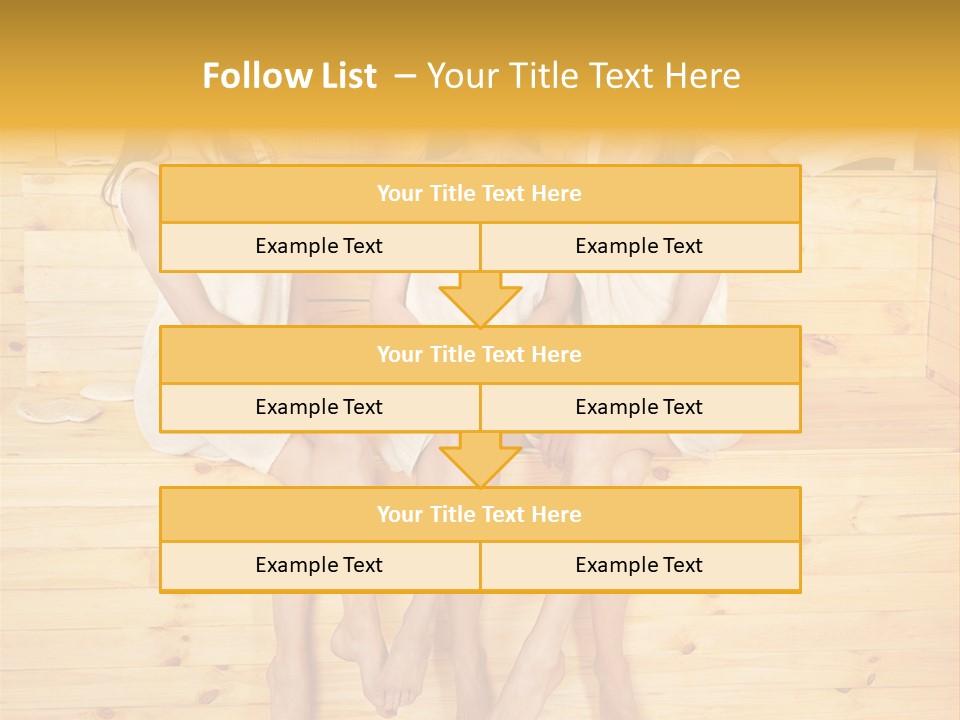 Relaxation Refresh Girl PowerPoint Template