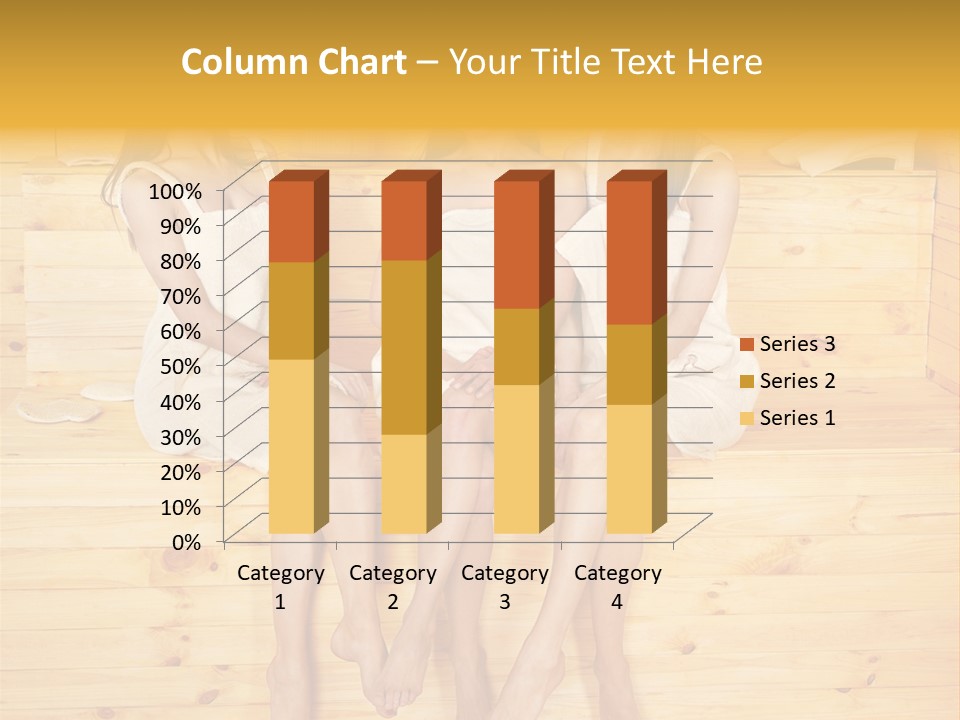 Relaxation Refresh Girl PowerPoint Template