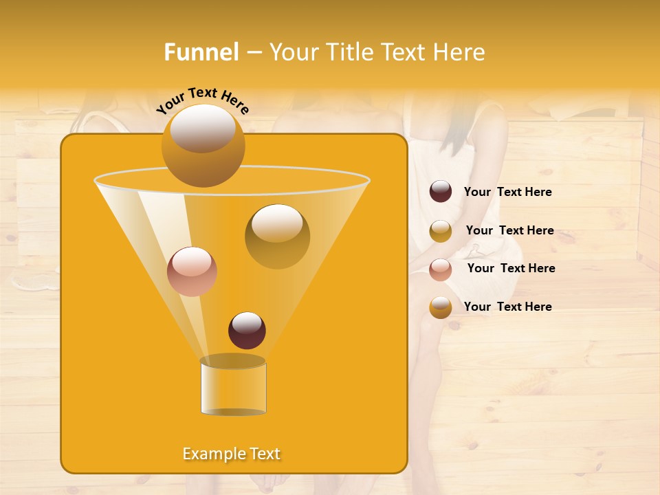 Relaxation Refresh Girl PowerPoint Template