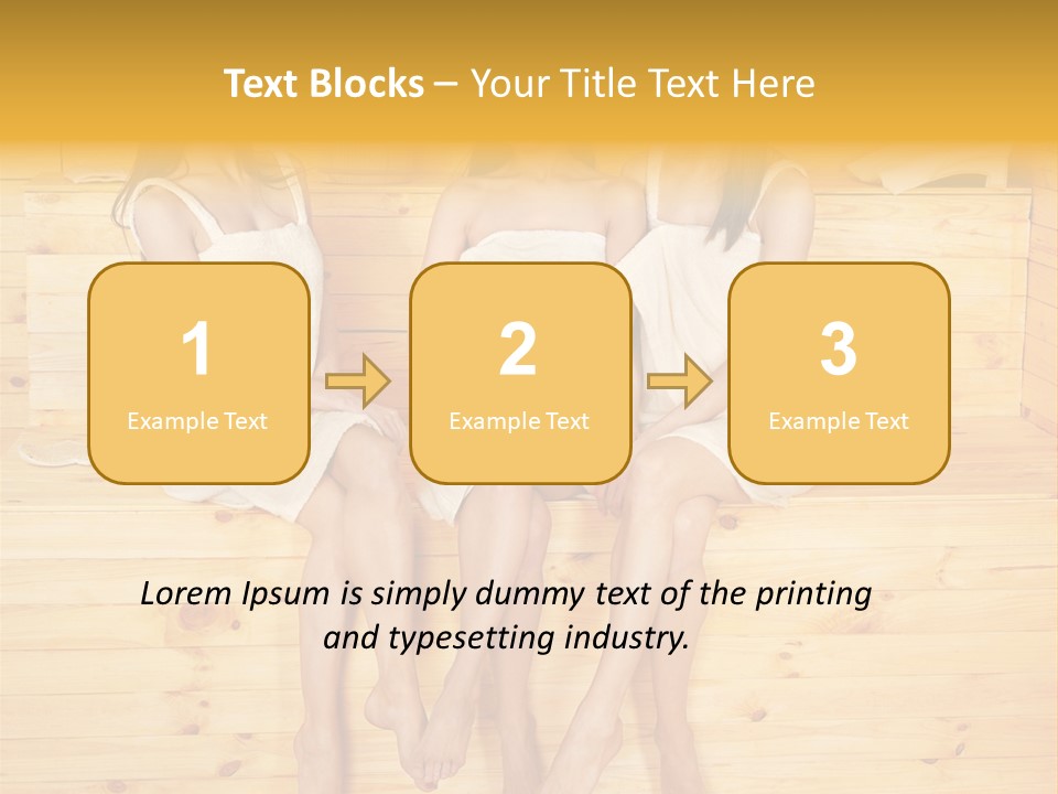 Relaxation Refresh Girl PowerPoint Template