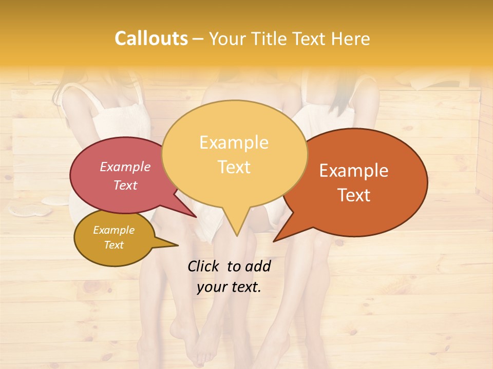 Relaxation Refresh Girl PowerPoint Template