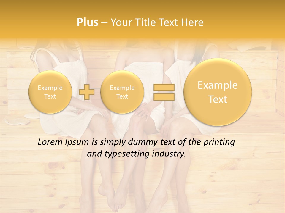 Relaxation Refresh Girl PowerPoint Template