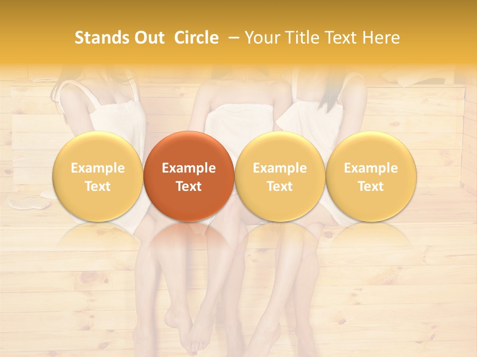 Relaxation Refresh Girl PowerPoint Template