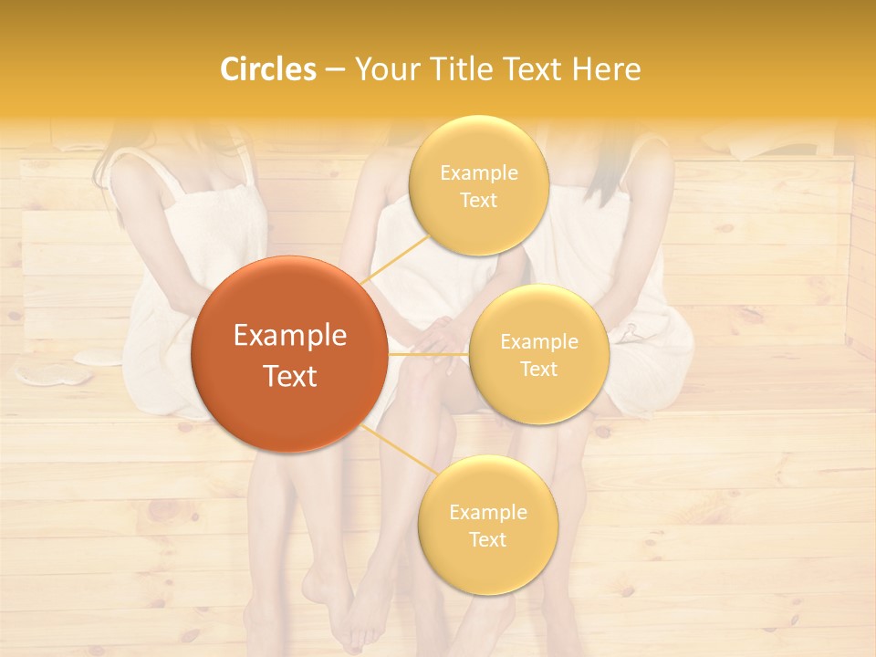 Relaxation Refresh Girl PowerPoint Template