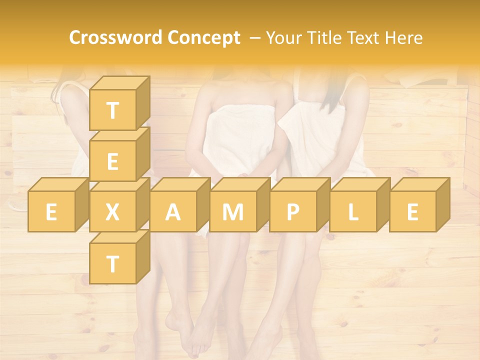 Relaxation Refresh Girl PowerPoint Template