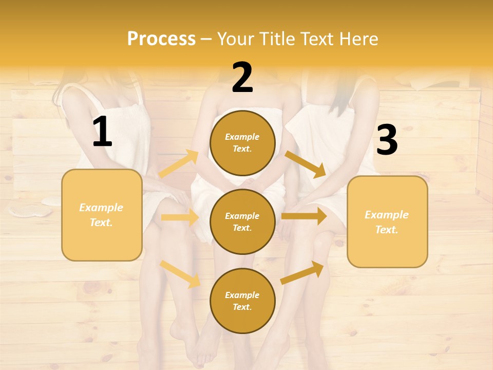 Relaxation Refresh Girl PowerPoint Template