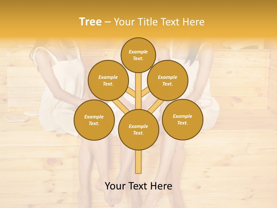 Relaxation Refresh Girl PowerPoint Template