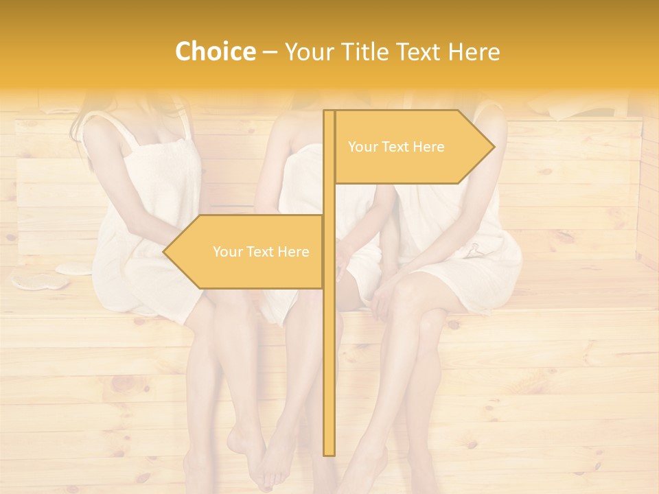 Relaxation Refresh Girl PowerPoint Template