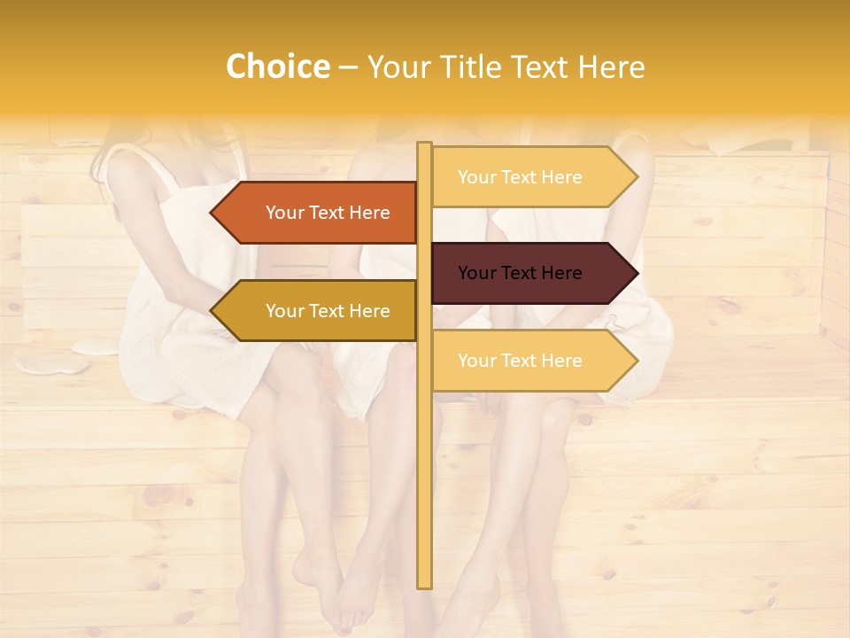 Relaxation Refresh Girl PowerPoint Template