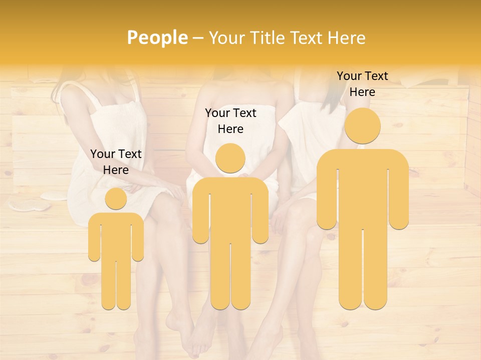 Relaxation Refresh Girl PowerPoint Template