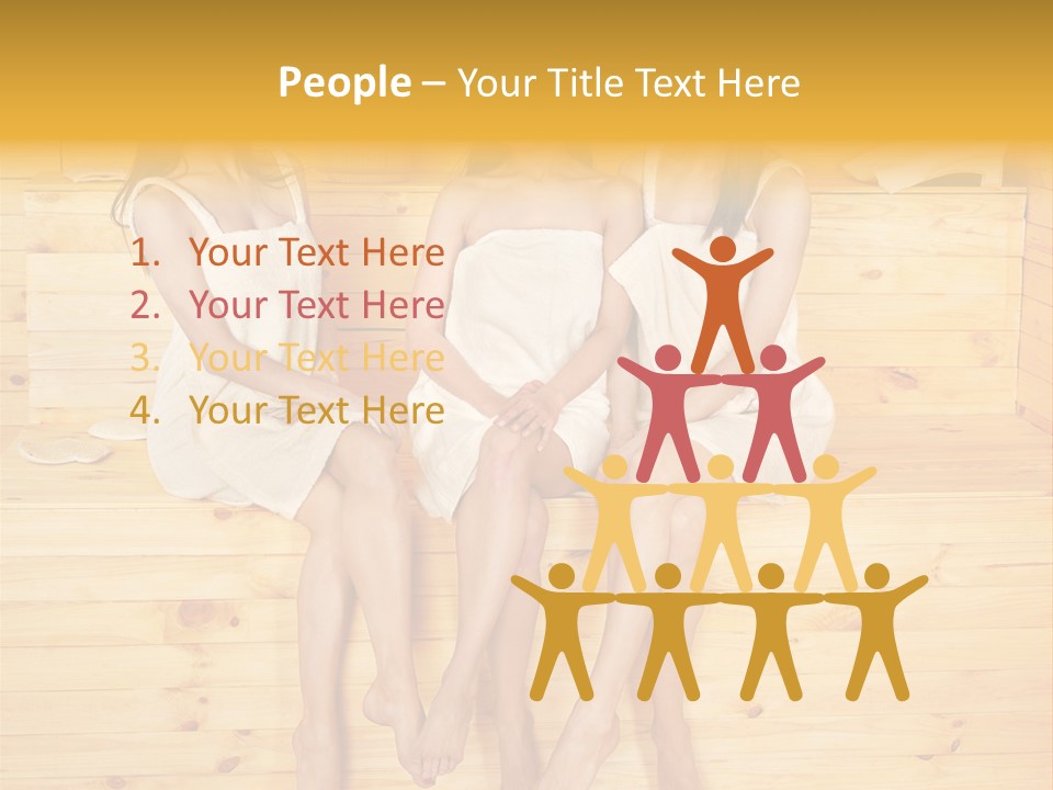 Relaxation Refresh Girl PowerPoint Template