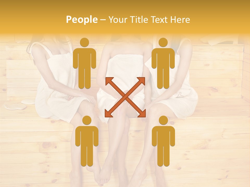 Relaxation Refresh Girl PowerPoint Template