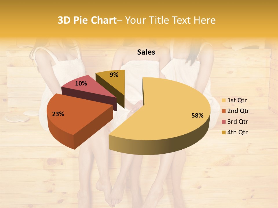 Relaxation Refresh Girl PowerPoint Template