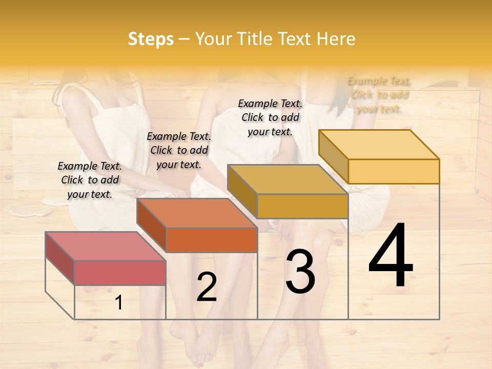 Relaxation Refresh Girl PowerPoint Template