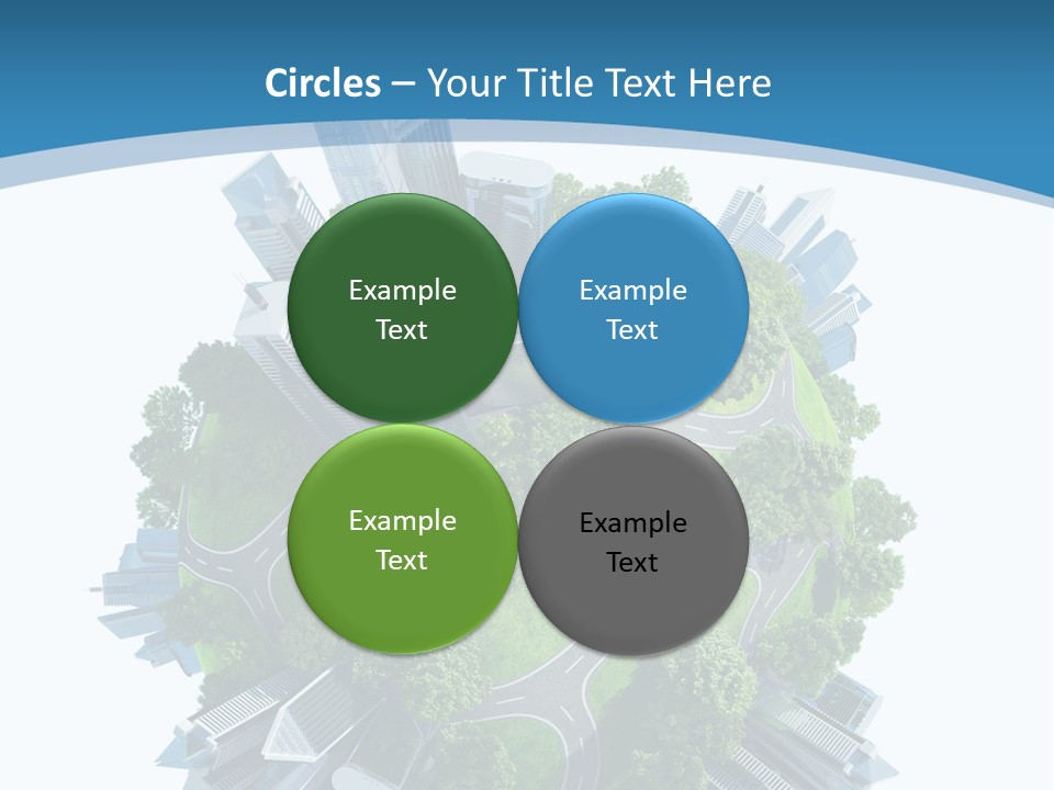 Building Green Ecology PowerPoint Template