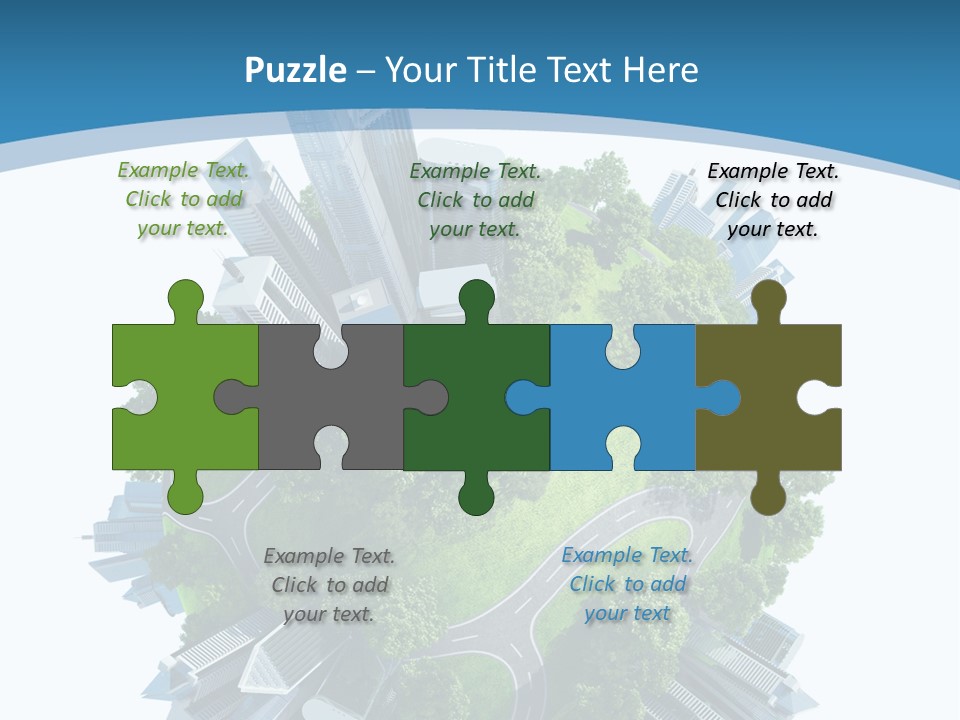 Building Green Ecology PowerPoint Template