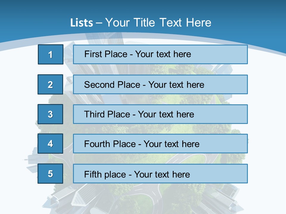 Building Green Ecology PowerPoint Template