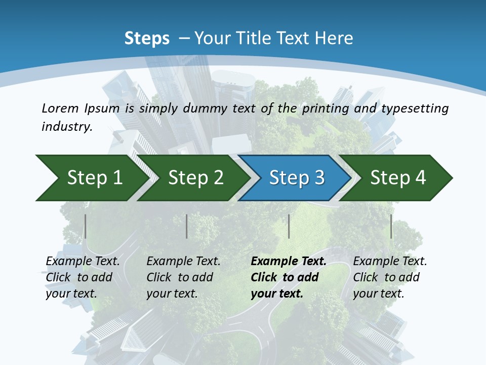 Building Green Ecology PowerPoint Template