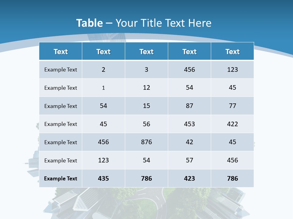 Building Green Ecology PowerPoint Template