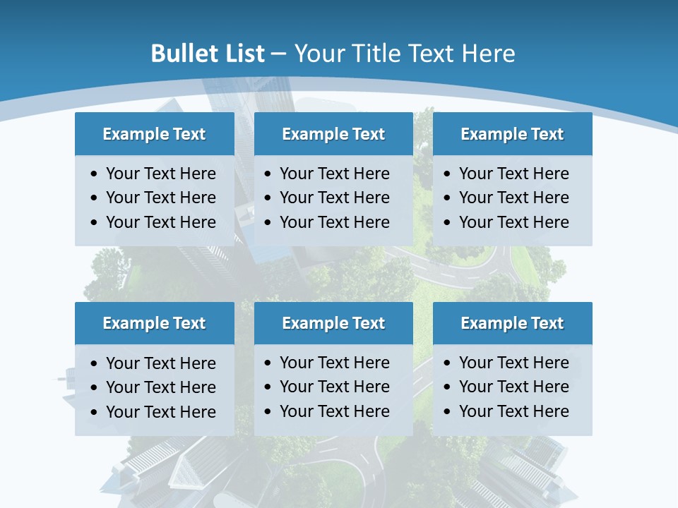 Building Green Ecology PowerPoint Template