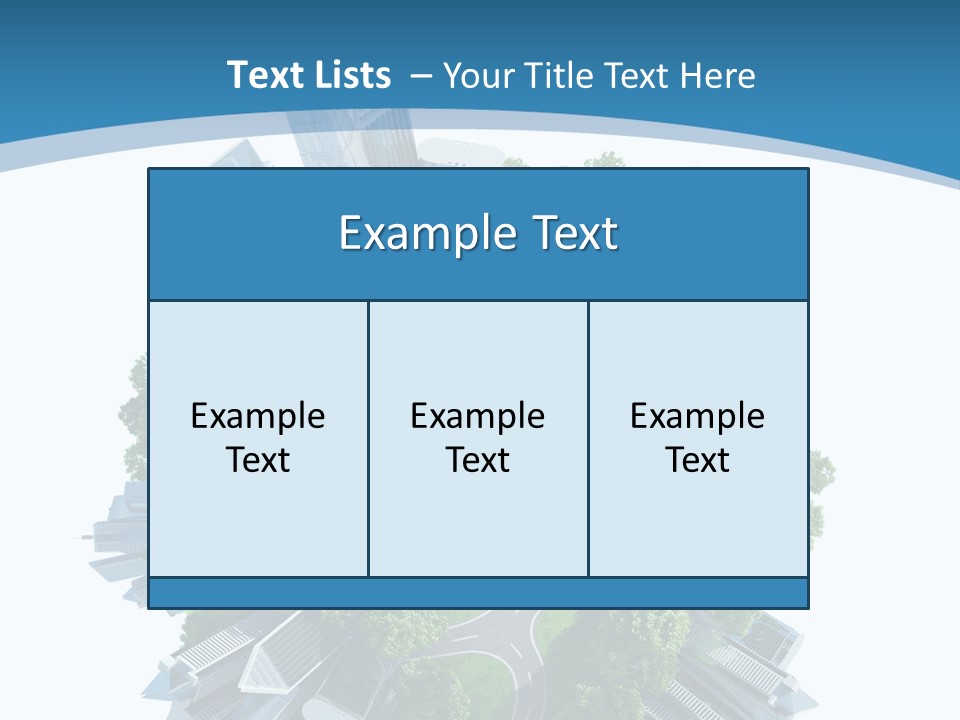 Building Green Ecology PowerPoint Template
