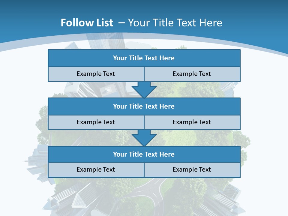 Building Green Ecology PowerPoint Template