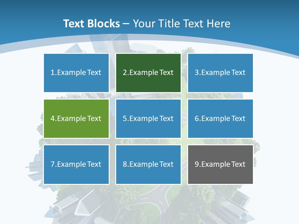 Building Green Ecology PowerPoint Template