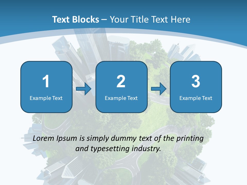 Building Green Ecology PowerPoint Template