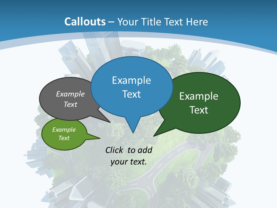 Building Green Ecology PowerPoint Template