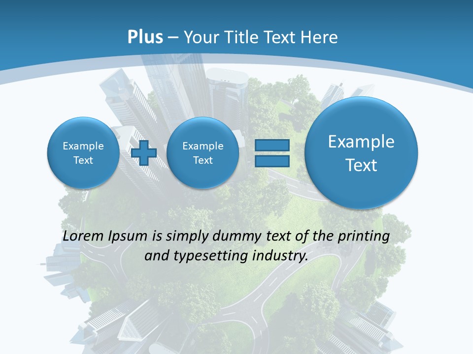 Building Green Ecology PowerPoint Template