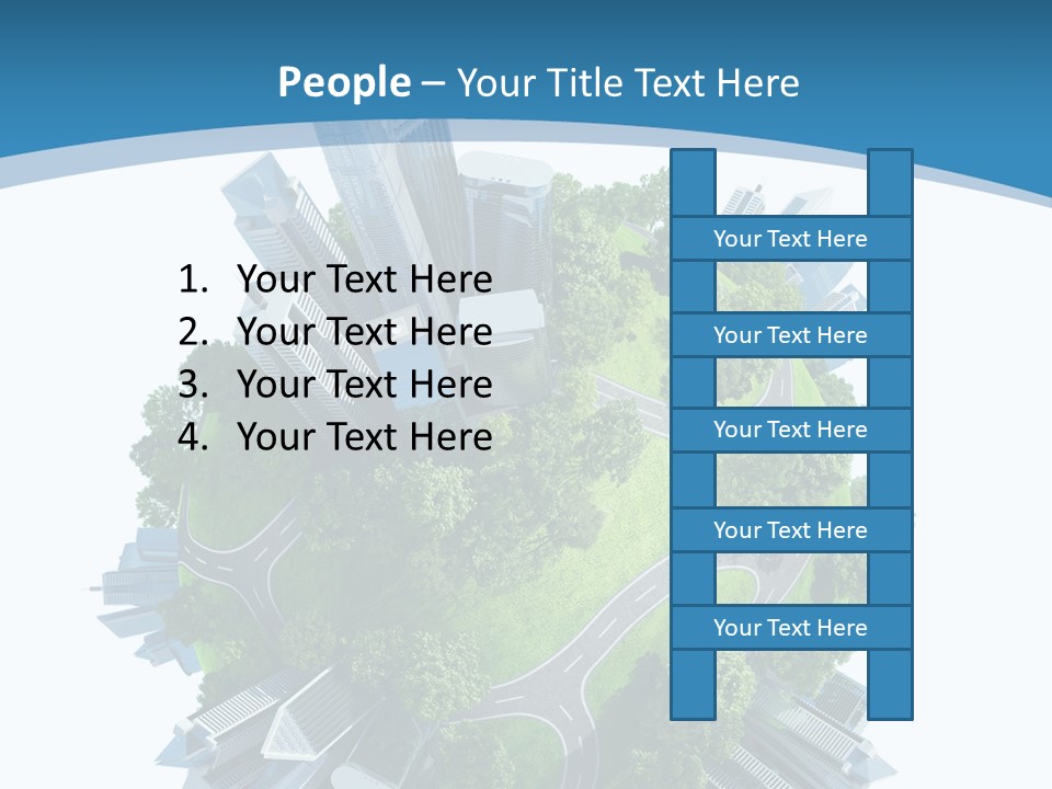 Building Green Ecology PowerPoint Template