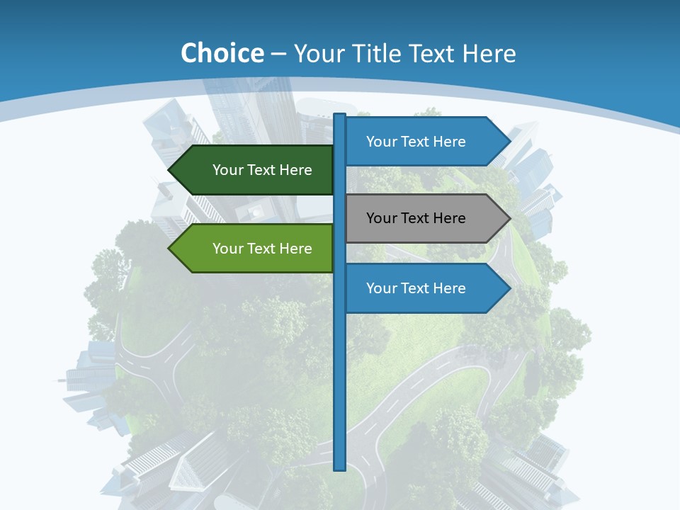 Building Green Ecology PowerPoint Template