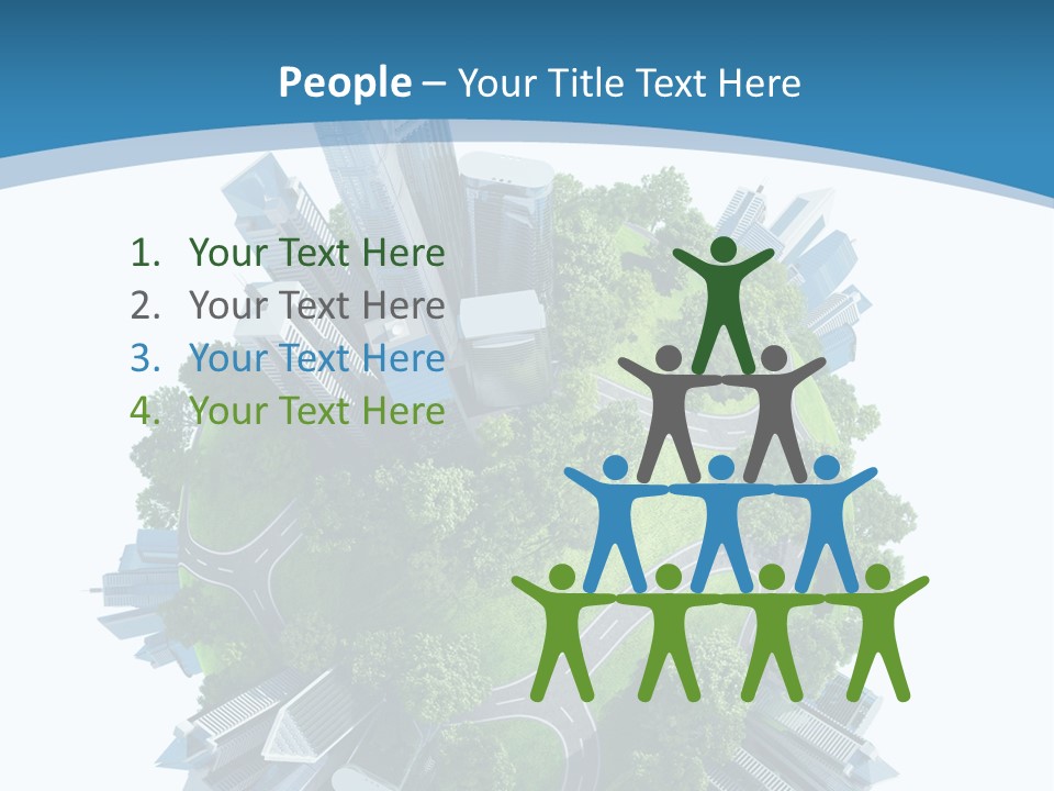 Building Green Ecology PowerPoint Template