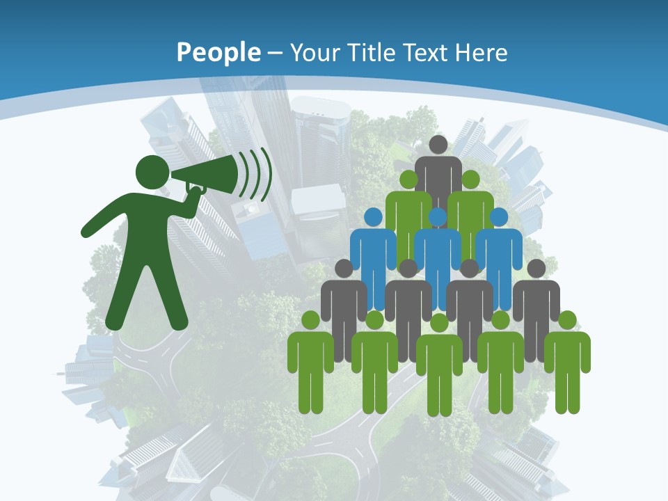 Building Green Ecology PowerPoint Template