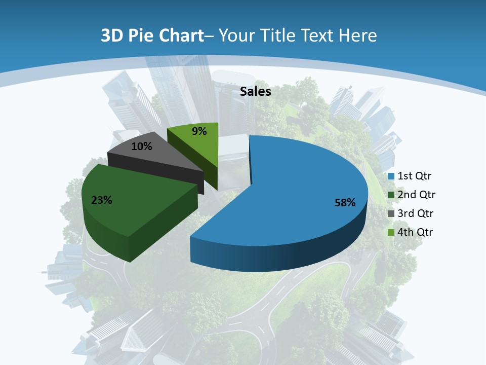 Building Green Ecology PowerPoint Template
