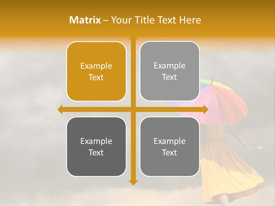 Action Person Striped PowerPoint Template