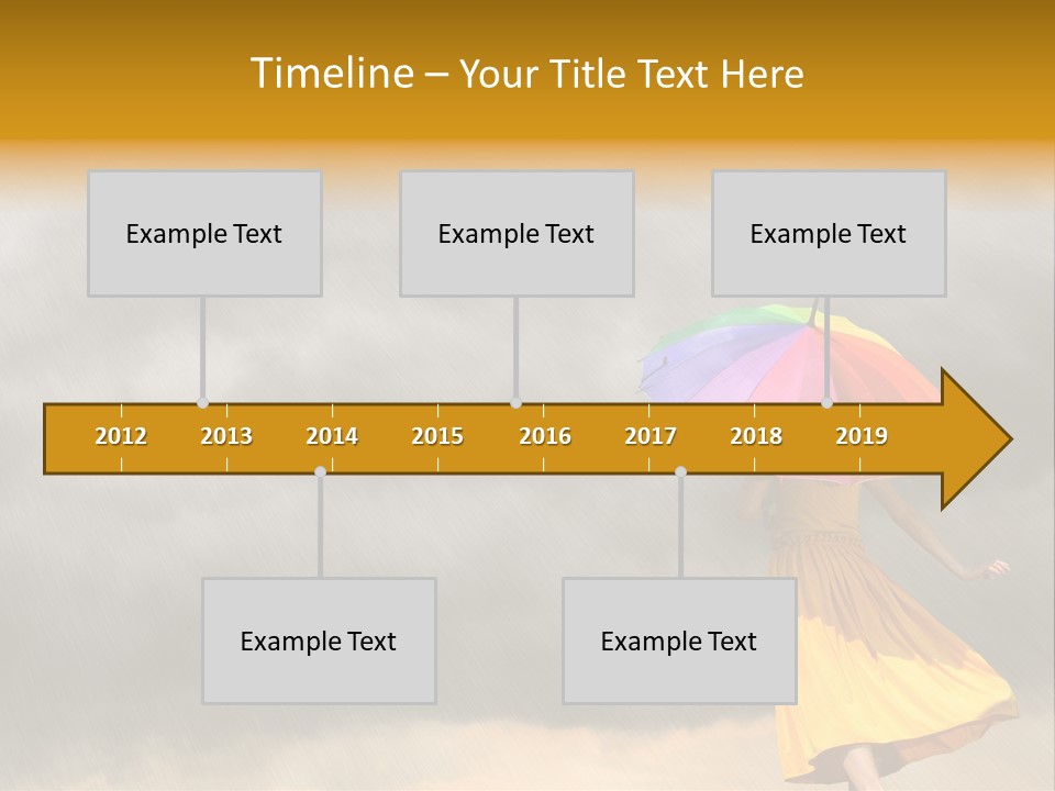 Action Person Striped PowerPoint Template