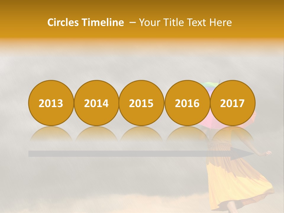 Action Person Striped PowerPoint Template