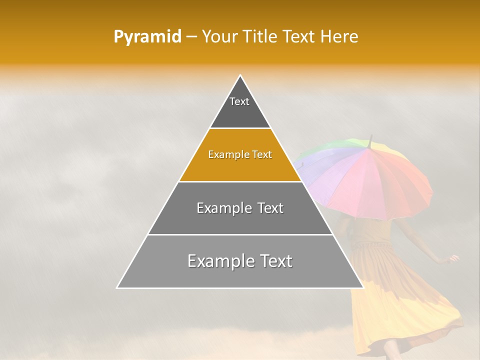 Action Person Striped PowerPoint Template