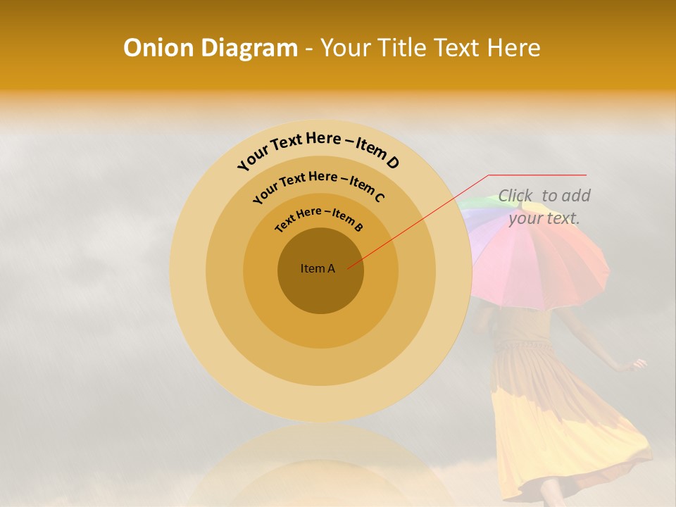 Action Person Striped PowerPoint Template