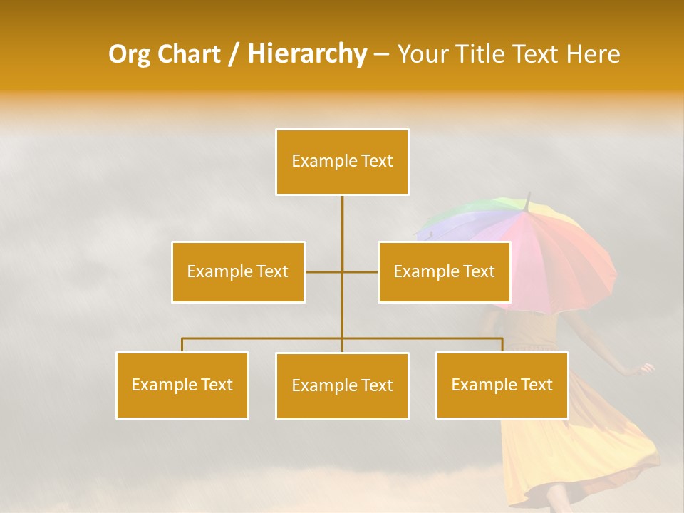Action Person Striped PowerPoint Template